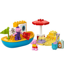 Lego Duplo - Viaggio in barca di Peppa Pig - Lego 10432 con Peppa Pig e Nonno Pig 23pz ANNI 2+