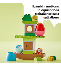 Lego Duplo - L’albero dell’equilibrio - Lego 10440 con 2 gufi, 2 uova apribili e una casa LEGO 27pz Anni 1.5+