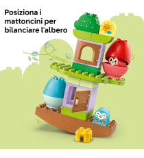 Lego Duplo - L’albero dell’equilibrio - Lego 10440 con 2 gufi, 2 uova apribili e una casa LEGO 27pz Anni 1.5+