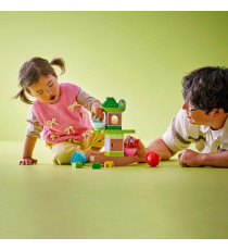 Lego Duplo - L’albero dell’equilibrio - Lego 10440 con 2 gufi, 2 uova apribili e una casa LEGO 27pz Anni 1.5+