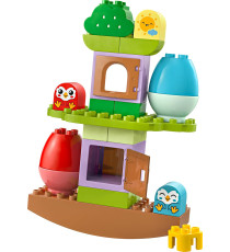 Lego Duplo - L’albero dell’equilibrio - Lego 10440 con 2 gufi, 2 uova apribili e una casa LEGO 27pz Anni 1.5+