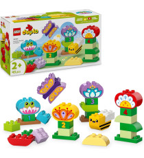 Lego Duplo - Giardino e fiori creativi - Lego 10444 con fiori e numeri 45pz Anni 2+