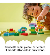 Lego Duplo - Giardino e fiori creativi - Lego 10444 con fiori e numeri 45pz Anni 2+