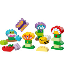 Lego Duplo - Giardino e fiori creativi - Lego 10444 con fiori e numeri 45pz Anni 2+