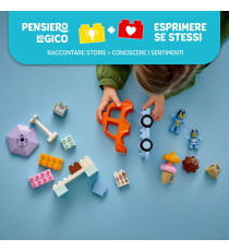 Lego Duplo Bluey - Visita alla gelateria di Bluey - Lego 10458 con Macchina , Stand dei Gelati e 2 Figure 22pz Anni 2+