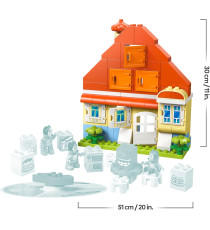 Lego Duplo Bluey - Casa della Famiglia di Bluey con gioco di memoria - Lego 10459 Con 3 Personaggi, Casetta 83pz Anni 3+