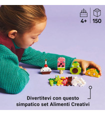 Lego Classic - Alimenti creativi - Lego 11039 con cibo giocattolo in plastica Anni 4+ 150pz