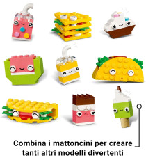 Lego Classic - Alimenti creativi - Lego 11039 con cibo giocattolo in plastica Anni 4+ 150pz