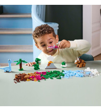 Lego Classic - Dinosauri creativi - Lego 11041 T. rex , il triceratopo, il pterosauro, il brontosauro 450pz Anni 5+