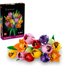Lego The Botanical Collection - Bouquet di tulipani - Lego 11501 14 Tulipani Artificiali in 5 Colori Anni 18+ 576pz