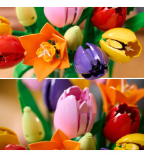 Lego The Botanical Collection - Bouquet di tulipani - Lego 11501 14 Tulipani Artificiali in 5 Colori Anni 18+ 576pz