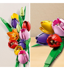 Lego The Botanical Collection - Bouquet di tulipani - Lego 11501 14 Tulipani Artificiali in 5 Colori Anni 18+ 576pz