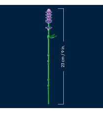 Lego The Botanical Collection - Margherite - Lego 11508 3 grandi margherite , 2 steli di margheritine,3 lavande Anni 9+ 133pz