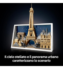 Lego Architecture - Parigi – La città dell’amore - Lego 21064 Parete 3D con Paesaggio Parigino Anni 18+ 958pz