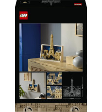 Lego Architecture - Parigi – La città dell’amore - Lego 21064 Parete 3D con Paesaggio Parigino Anni 18+ 958pz