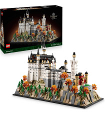 Lego Architecture - Castello di Neuschwanstein - Lego 21063 con Torri, Cortile e Interni Ricchi di Dettagli Anni 18+ 3455pz