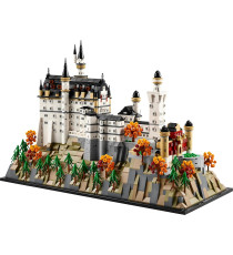 Lego Architecture - Castello di Neuschwanstein - Lego 21063 con Torri, Cortile e Interni Ricchi di Dettagli Anni 18+ 3455pz