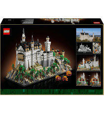 Lego Architecture - Castello di Neuschwanstein - Lego 21063 con Torri, Cortile e Interni Ricchi di Dettagli Anni 18+ 3455pz