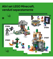 Lego Minecraft - Fattoria di galline - Lego 21585 con un Fan della Gallina,Mob di un Baby Zombie e di una Volpe 233pz Anni 7+