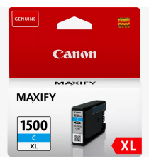 Canon PGI-1500XL ciano alta capacità 9193B001, cartuccia originale per Canon MB2050,MB2350 PGI1500 capacità 12ml