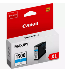 Canon PGI-1500XL ciano alta capacità 9193B001, cartuccia originale per Canon MB2050,MB2350 PGI1500 capacità 12ml
