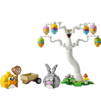 Lego Creator - Coniglietto pasquale e caccia alle uova - LEGO 40808 con Figure di Coniglio e Uccellino Anni 8+ 140pz