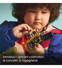 Lego Technic - Scavatrice a cucchiaia rovescia - Lego 42197 con Escavatore Posteriore, Pala e Stabilizzatori Anni 7+ 104pz