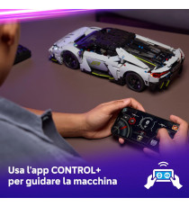 Lego Technic - Super Sports Car Lamborghini Revuelto - Lego 42214 Auto Telecomandata con Luci, Sterzo e Batteria Anni 10+ 1135pz