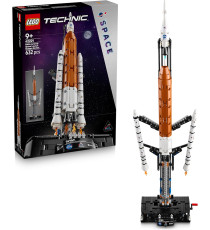 Lego Technic - Sistema di lancio spaziale razzo NASA Artemis - Lego 42221 STEM Interattivo con 4 Astronauti Anni 9+ 632pz
