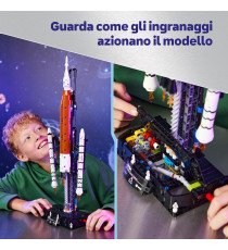 Lego Technic - Sistema di lancio spaziale razzo NASA Artemis - Lego 42221 STEM Interattivo con 4 Astronauti Anni 9+ 632pz