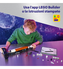 Lego Technic - Sistema di lancio spaziale razzo NASA Artemis - Lego 42221 STEM Interattivo con 4 Astronauti Anni 9+ 632pz