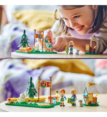 Lego Friends - Tiro con l’arco al campo avventure - Lego 42622 con Arco e Frecce Giocattolo, 2 Mini Bamboline 157pz  Anni 6+