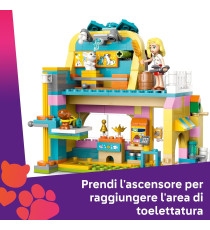 Lego Friends - Pet Shop - Lego 42650 Cane, Gatto e Coniglio, 3 Mini Bamboline 375pz Anni 6+