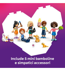 Lego Friends - Casa dell'amicizia di Heartlake City - Lego 42689 5 Mini Bamboline, 3 Animali Domestici 794pz Anni 8+