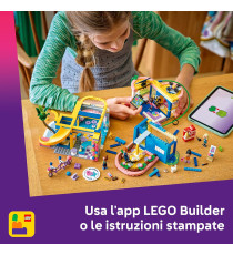 Lego Friends - Casa dell'amicizia di Heartlake City - Lego 42689 5 Mini Bamboline, 3 Animali Domestici 794pz Anni 8+