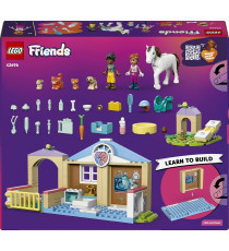 Lego Friends - Clinica veterinaria - Lego 42696 con Stalla, 2 Mini Bamboline, Cagnolino, Coniglietto, Gatto 141pz Anni 4+