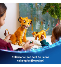 Lego Disney - Simba, il cucciolo del Re Leone - Lego 43243 Parti Snodabili dal Film d'Animazione Anni 6+ 222pz