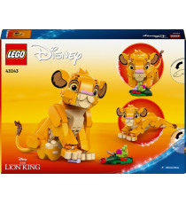 Lego Disney - Simba, il cucciolo del Re Leone - Lego 43243 Parti Snodabili dal Film d'Animazione Anni 6+ 222pz