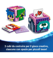 Lego Disney - Mood Cube di Inside Out 2 - Lego 43248 Antistress con le emozioni come Gioia o Ansia Anni 9+ 394pz