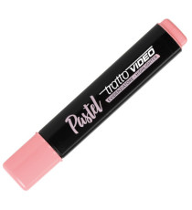 Evidenziatore Tratto Video Pastel - punta a scalpello - tratto 1,0 - 5,0 mm - rosa pastel - Tratto