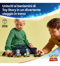 Lego Disney - Toy Story: Treno e Auto RC celebrativi - Lego 43264 con Woody, Buzz Lightyear, Jessie e Bo Peep Anni 4+ 206pz