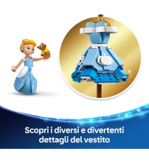 Lego Disney - Abito di Cenerentola - Lego 43266 con Espositore Personalizzabile, Mini Bambolina Anni 9+ 474pz