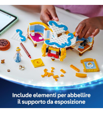 Lego Disney - Abito di Cenerentola - Lego 43266 con Espositore Personalizzabile, Mini Bambolina Anni 9+ 474pz
