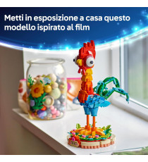 Lego Disney Oceania - HeiHei - Lego 43272 gallo con testa Girevole, ali, piume e coda mobili Anni 9+ 566pz