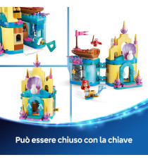Lego Disney - Il magico Mini-palazzo di Ariel - Lego 43285 Castello della Sirenetta con Sebastian e Flounder Anni 5+ 179pz