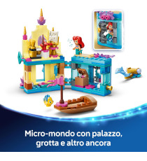 Lego Disney - Il magico Mini-palazzo di Ariel - Lego 43285 Castello della Sirenetta con Sebastian e Flounder Anni 5+ 179pz