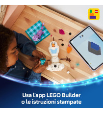 Lego Disney Frozen - Il divertente picnic di Olaf e Bruni - Lego 43287 Pupazzo di neve con coperta da picnic Anni 7+ 478pz