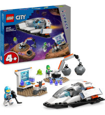Lego City - Navetta spaziale e scoperta di asteroidi - Lego 60429 con Laboratorio, gru, astronauta e alieno Anni 4+ 126pz