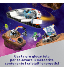 Lego City - Navetta spaziale e scoperta di asteroidi - Lego 60429 con Laboratorio, gru, astronauta e alieno Anni 4+ 126pz