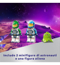 Lego City - Navetta spaziale e scoperta di asteroidi - Lego 60429 con Laboratorio, gru, astronauta e alieno Anni 4+ 126pz